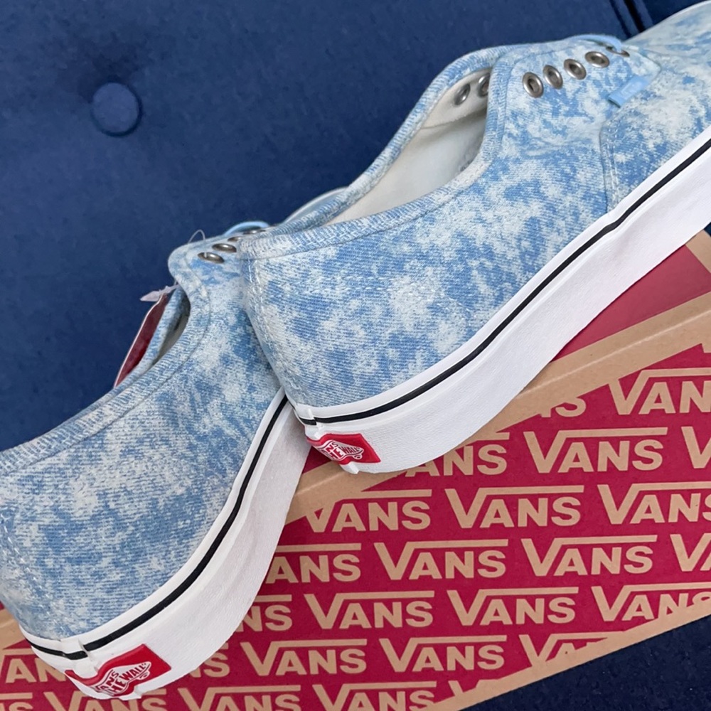Vans Authentic Denim dstry MENS Winter Sky/Marshmallow - Picture 15 of 16